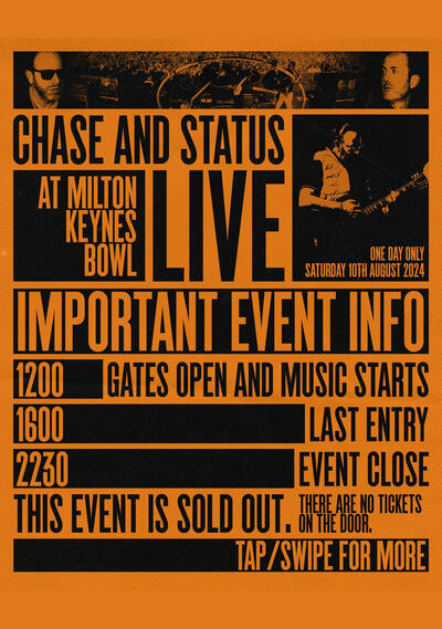 Chase and status Live at Milton Keynes National Bowl